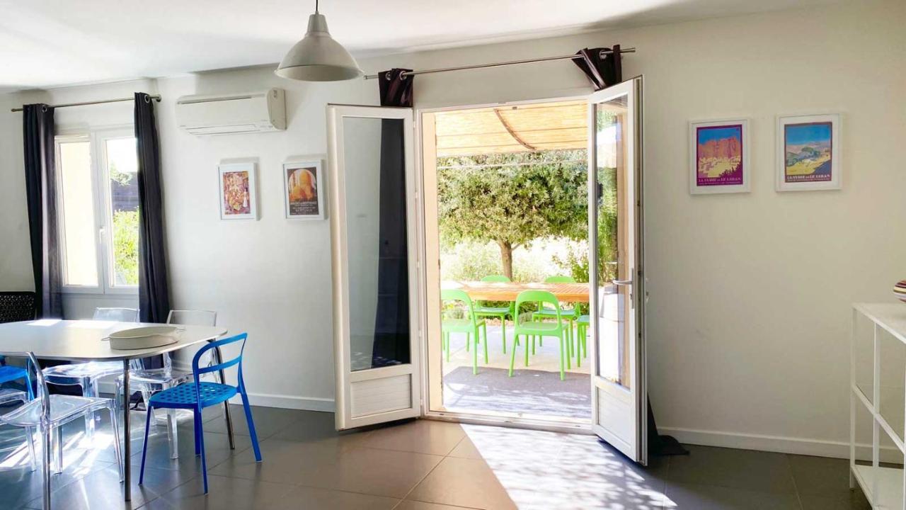 Villa Spacieuse Avec Terrasse Et Vue Mont Ventoux Entrechaux 외부 사진